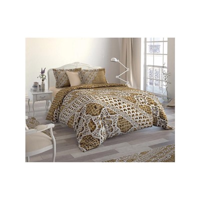 3Д Постельное Белье (2 сп. ЕВРО) 3D DIGITAL %100 COTTON - Le Jardin D'OR