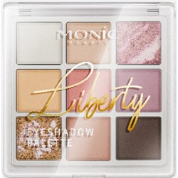 MONIC BEAUTY Тени для век 9 цв Liberty 04 Essential Nude
