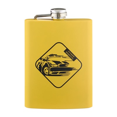 Фляжка «Лучший водитель», нержавеющая сталь, 240 мл, 8 oz