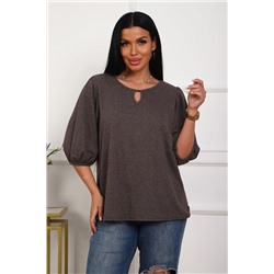 Женская туника 29541 / коричневый