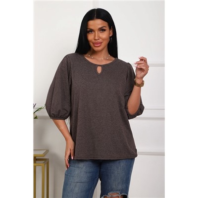 Женская туника 29541 / коричневый