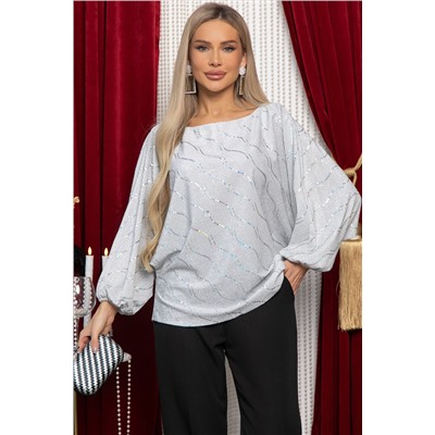 Блуза Путь к сердцу (серебро) Б14855-30М