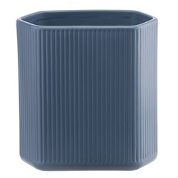 Ваза темно-синего цвета из коллекции Edge, 20см