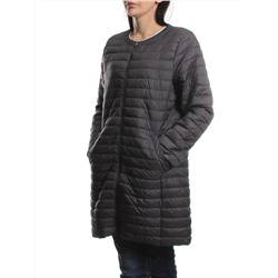 K-528 DK. GRAY Куртка демисезонная стеганая женская (70 гр. холлофайбер)