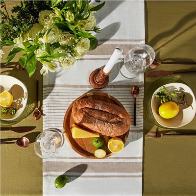 Дорожка SL HOME "Persistent" 40х142+/-3см, лен 100%, 260 гр/м2