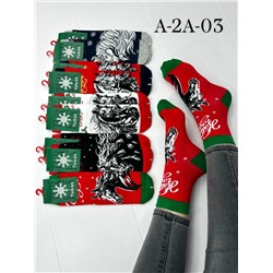 ❄️☃️🎄🧦НОВОГОДНИЕ Мужские носки 🧦 🎄☃️❄️ Размер 41-47 Хлопок 💥 В упаковке 5 пар, разные цвета Только упаковкой На фото все рисунки указаны Цена 275₽