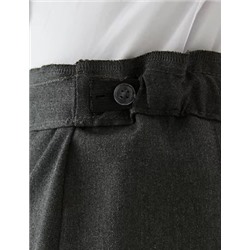 Girls' Plus Fit Permanent Pleats School Skirt (2-18 Yrs)