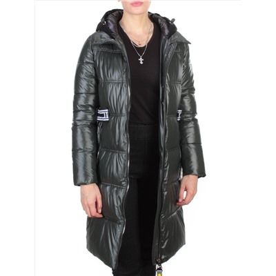 2193 DARK GREEN Куртка зимняя женская AIKESDFRS (200 гр. холлофайбера)