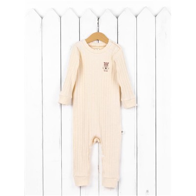 Комбинезон на манжете Baby Boom К392/1-Р Ажурная рибана Экрю я734