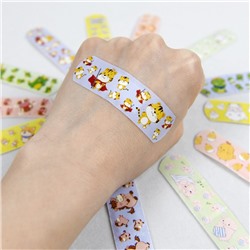 Водонепроницаемые детские лейкопластыри с рисунками ЗВЕРЕЙ, Набор 120 шт.