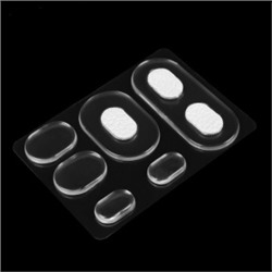 3946957 Набор вкладышей (силикон) 6 шт (рез) белый
