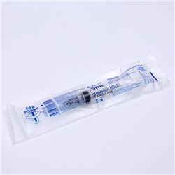 Шприц 5.0 мл Китай 3-х компонентный с иглой 22G Бейджинг