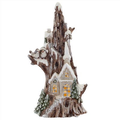 GAEM Фигурка декоративная "Домик" (подсветка, 3xAAA н/п), L37 W29 H73 см