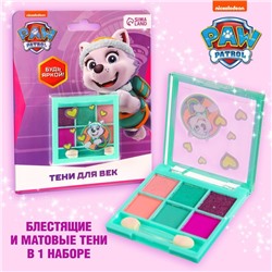 Тени детские Paw Patrol " Эверест", 6 цветов