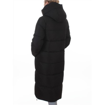 L667 BLACK Пальто зимнее женское (200 гр. холлофайбер)