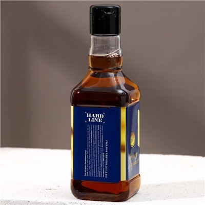 Гель для душа виски «Настоящему мужику», 250 мл, аромат древесный с пряными нотами, HARD LINE