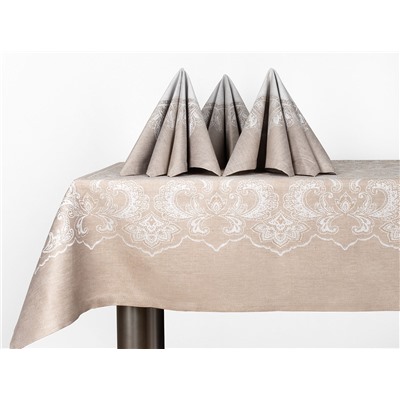 24С86-ШР/уп. Комплект столовый 170*255 + 6 салф. 45*45 "Эсмеральда" цвет 133 рис. 134