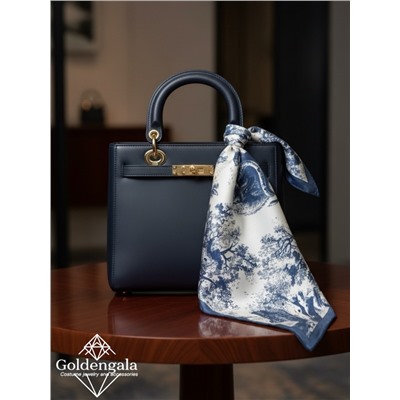 Косынка шелковая с принтом Арт 25183/008