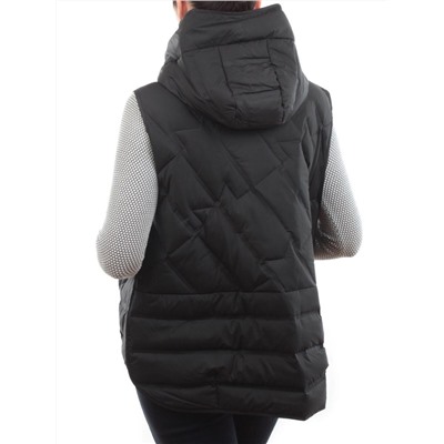 24-618 BLACK Жилет утепленный женский