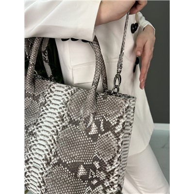 Сумка женская из кожи питона