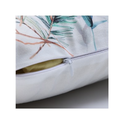 Наволочка декоративная новогодняя «Этель. Merry Christmas», с шишками, 40×40 см, велюр