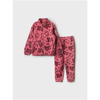 Комплект флисовый для девочки: куртка, брюки
