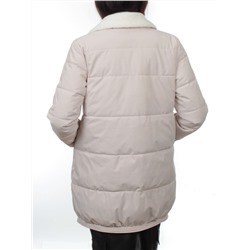 S24-236 BEIGE Куртка демисезонная женская (100 гр. холлофайбер)