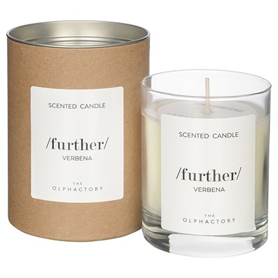 Свеча ароматическая The Olphactory, Further, Verbena (новая), 40 ч