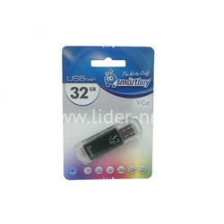 USB Flash  32GB SmartBuy V-Cut черный