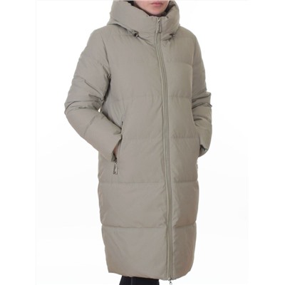 235 LT. GREEN (OLIVE) Пальто зимнее женское (200 гр. холлофайбер)