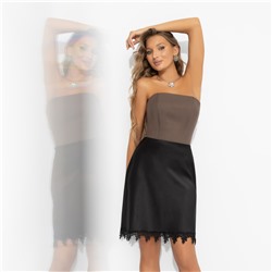 Юбка атласная с кружевом, Тайный знак (звезда)