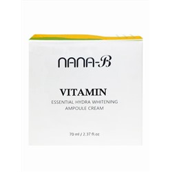 Nana-B Ампульный крем для лица осветляющий с витаминами / Vitamin Essential Hydra Whitening Ampoule Cream, 70 мл