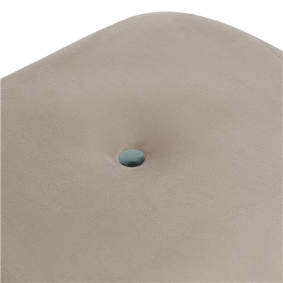 Пуф Pea, велюр, бежевый/сине-зеленый