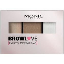MONIC BEAUTY Тени для бровей BROW LOVE тон 01