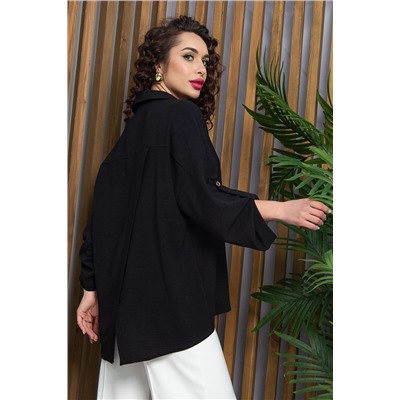 Рубашка Лиссабон (черная) Б13261-7М