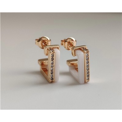 Серьги с керамикой