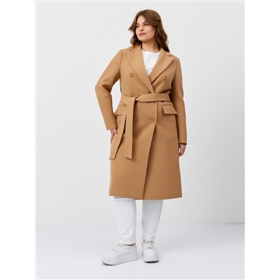 Пальто женское демисезонное 25775 (кэмел)