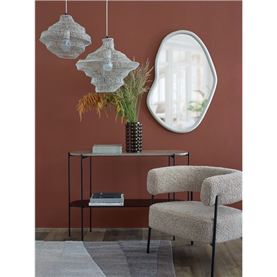 Светильник подвесной Vinger, Ø34х35 см, бежевый