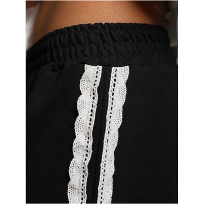 Брюки "Кружево" Черный Девочка