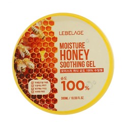 Lebelage Увлажняющий гель с медом / Moisture Honey 100% Soothing Gel, 300 мл
