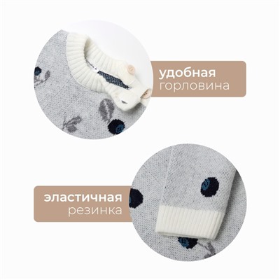 Комплект вязаный Крошка Я Blueberry рост 68-74 см
