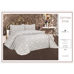 Жаккардовое Покрывало 240x260 см с 2-мя Наволочками 60x80 см Cotton Seri - My Bed