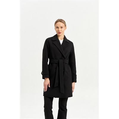 Пальто женское демисезонное 22970 (черный)