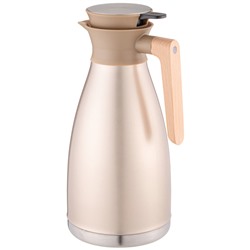 ВАКУУМНЫЙ КУВШИН (ТЕРМОС) AGNESS ИЗ НЕРЖ.СТАЛИ 2,0Л ЦВЕТ БРОНЗОВЫЙ