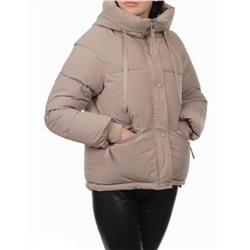 A2301 DK. BEIGE Куртка зимняя женская (150 гр. холлофайбер)