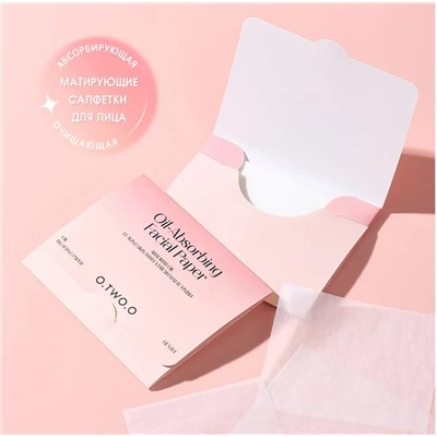 Матирующие салфетки для лица O.TWO.O 30 шт