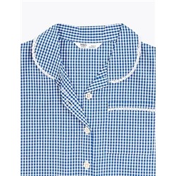 2pk Girls' Cotton Gingham School Dresses (2-14 Yrs)
