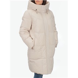 2301 LT. BEIGE Пальто зимнее женское Flance Rose (200 гр. холлофайбер)