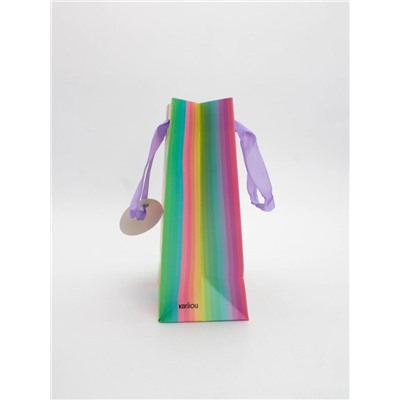 Пакет подарочный «Rainbow Gift», heart (18*23*10)