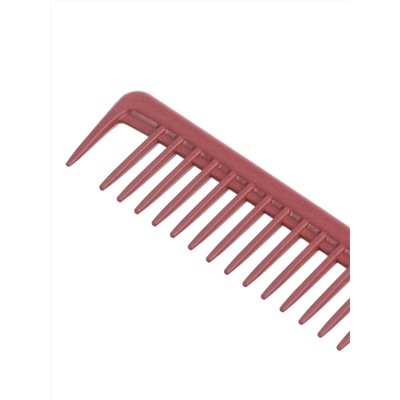 Dewal Профессиональный гребень для волос комбинированный / Carbon Bordo CO-6032-CBN, 17,5 см